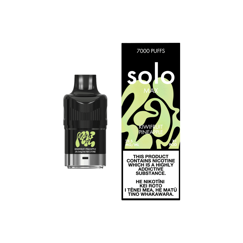 solo max pod kiwifruit pineappple prefilled replacement pod solo 362480