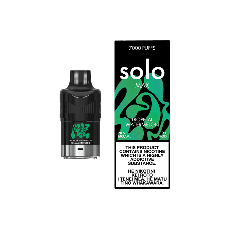 solo max pod tropical watermelon prefilled replacement pod solo 151106